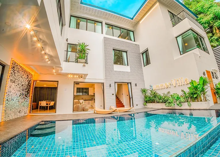 944summer Villa曼谷中心asok&tong Lor800海天别墅 *