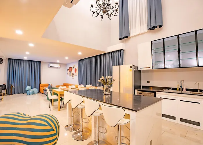 Villa 944summer Villa曼谷中心asok&tong Lor800海天别墅 *