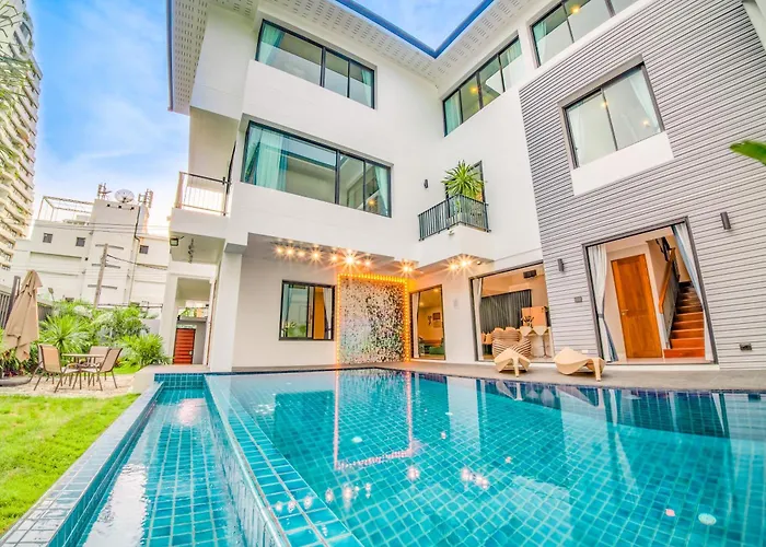Villa 944summer Villa曼谷中心asok&tong Lor800海天别墅 *